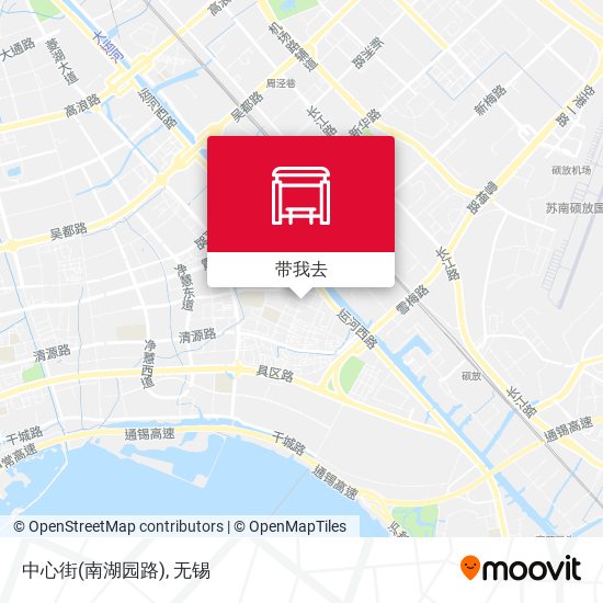 中心街(南湖园路)地图