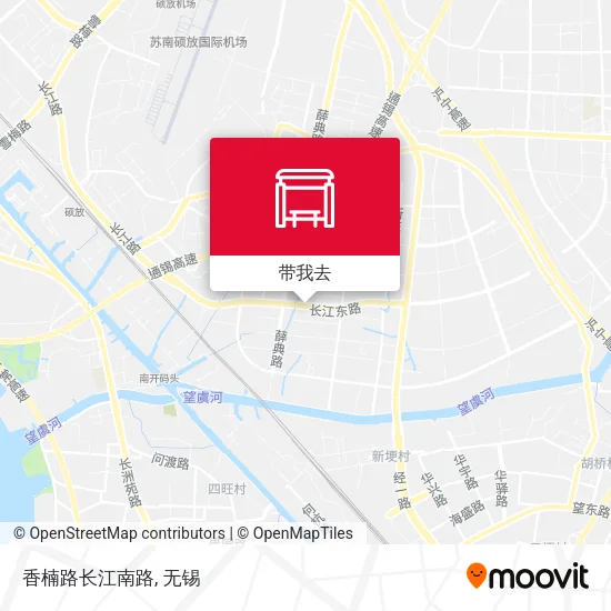 香楠路长江南路地图