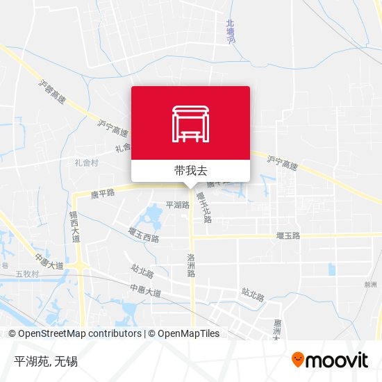 平湖苑地图