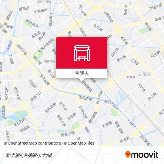 新光路(通扬路)地图