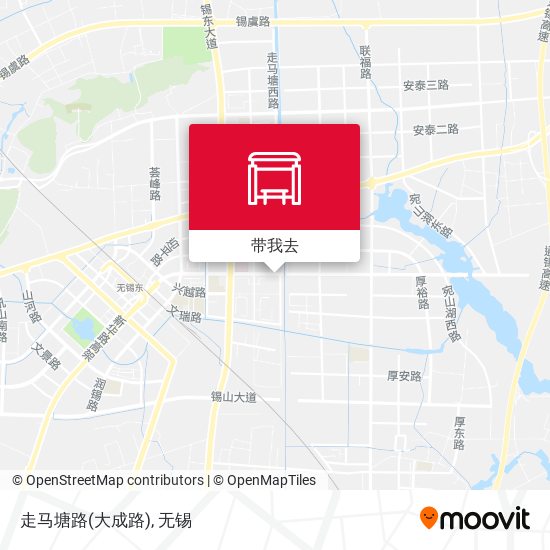 走马塘路(大成路)地图