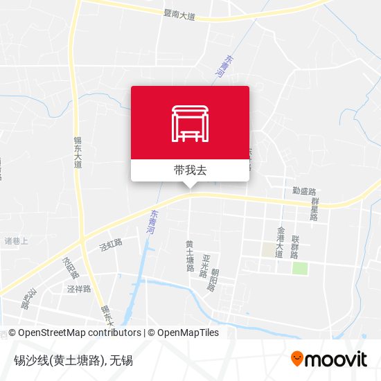 锡沙线(黄土塘路)地图