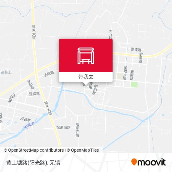 黄土塘路(阳光路)地图