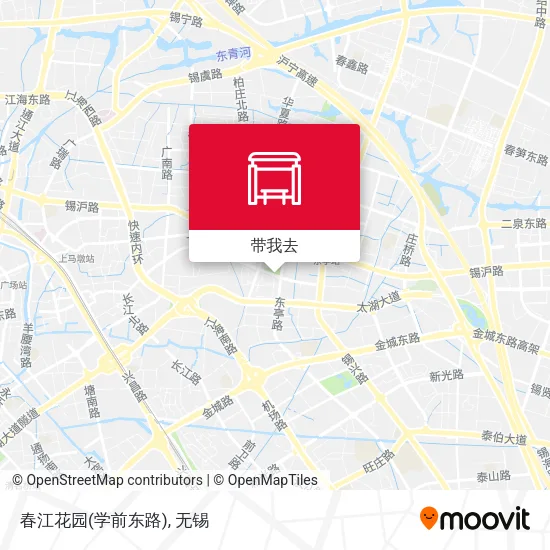 春江花园(学前东路)地图