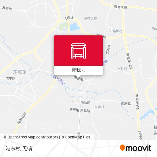 港东村地图