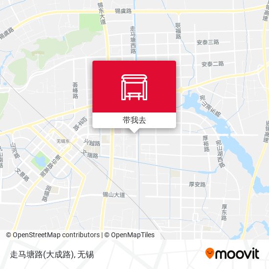 走马塘路(大成路)地图