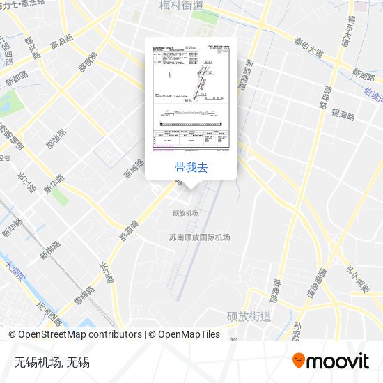 无锡机场地图