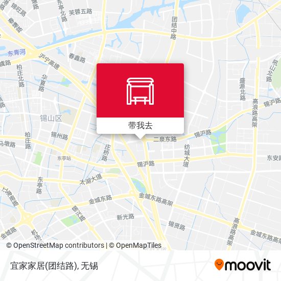 宜家家居(团结路)地图