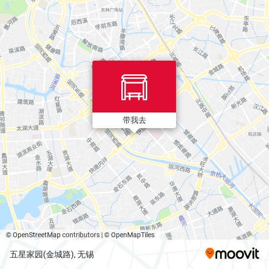 五星家园(金城路)地图