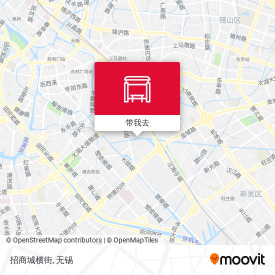 招商城横街地图