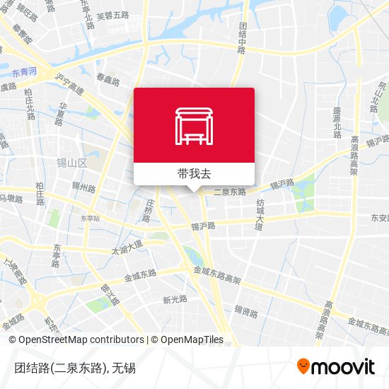 团结路(二泉东路)地图