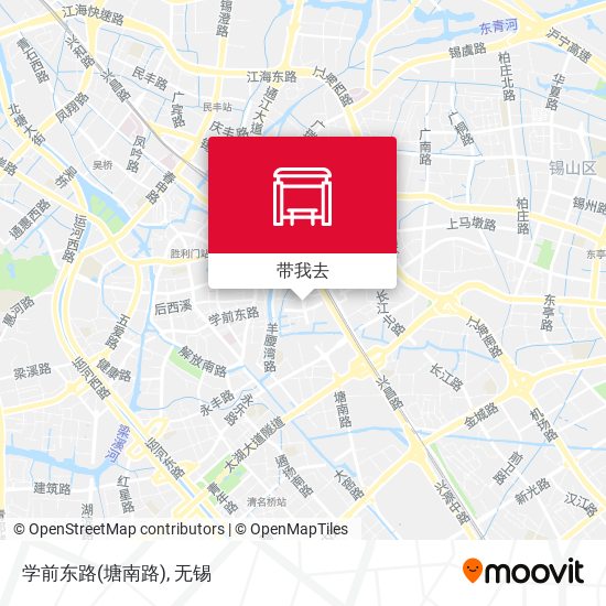 学前东路(塘南路)地图