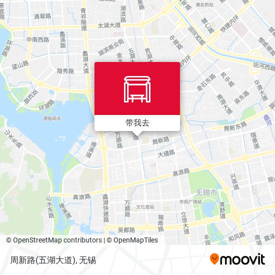 周新路(五湖大道)地图