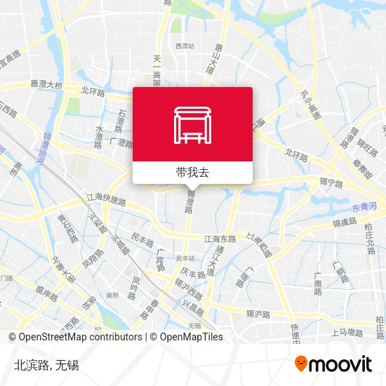 北滨路地图