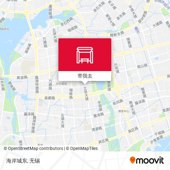 海岸城东地图
