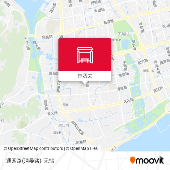 通园路(清晏路)地图