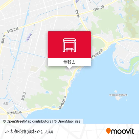 环太湖公路(胡杨路)地图