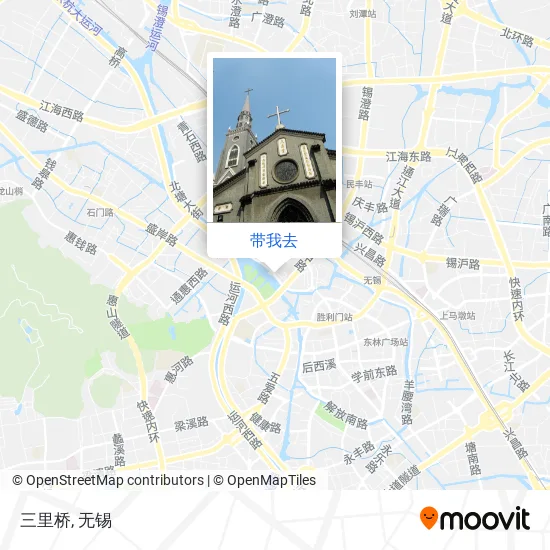 三里桥地图