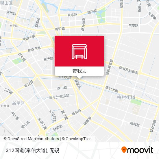 312国道(泰伯大道)地图