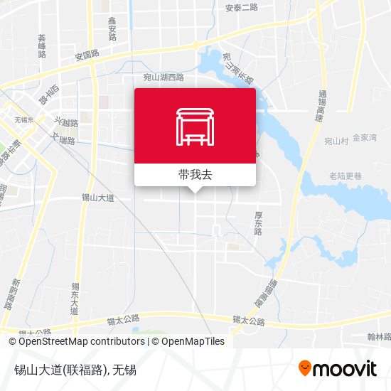 锡山大道(联福路)地图