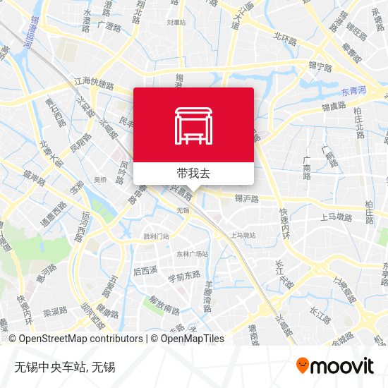 无锡中央车站地图