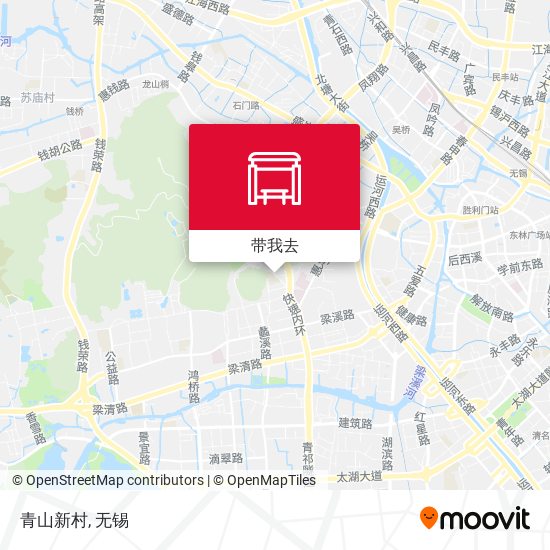 青山新村地图