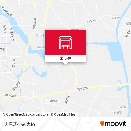 谢埭荡村委地图