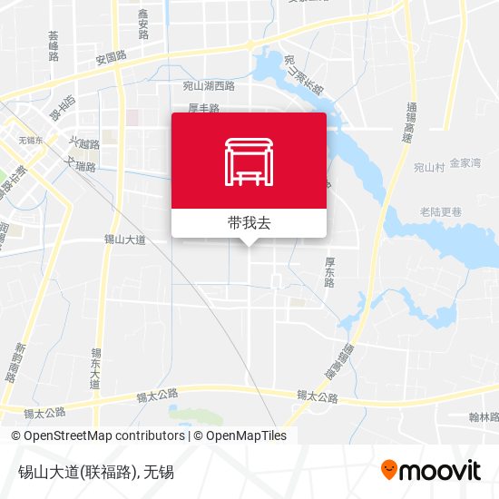 锡山大道(联福路)地图