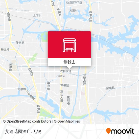 艾迪花园酒店地图
