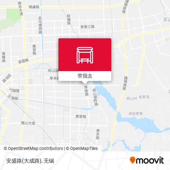 安盛路(大成路)地图