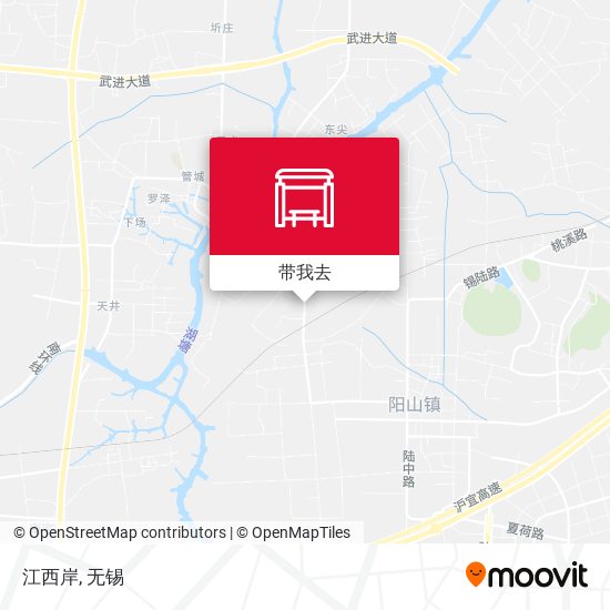 江西岸地图