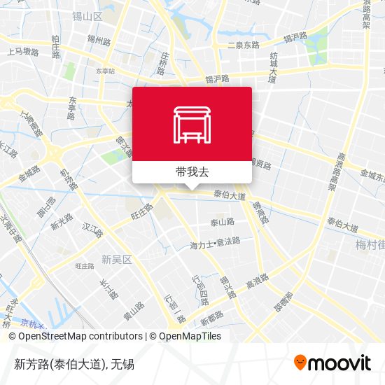 新芳路(泰伯大道)地图