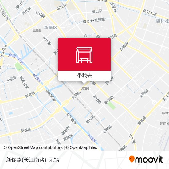 新锡路(长江南路)地图