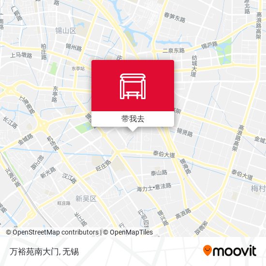 万裕苑南大门地图