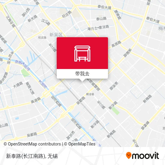 新泰路(长江南路)地图