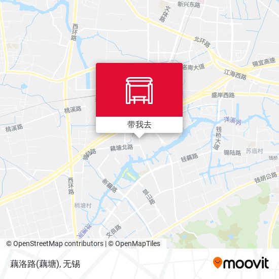 藕洛路(藕塘)地图