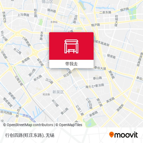 行创四路(旺庄东路)地图