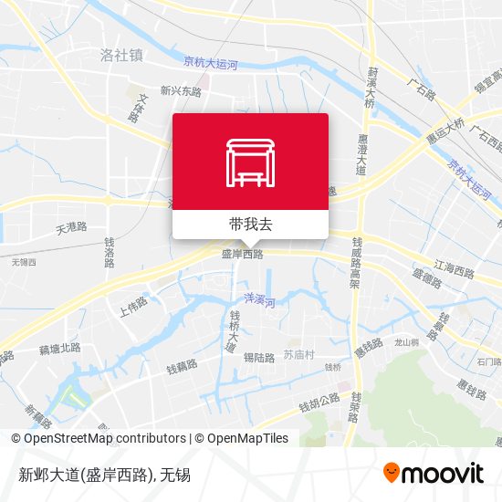 新邺大道(盛岸西路)地图