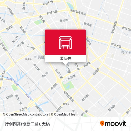 行创四路(锡新二路)地图