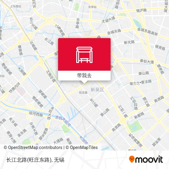 长江北路(旺庄东路)地图
