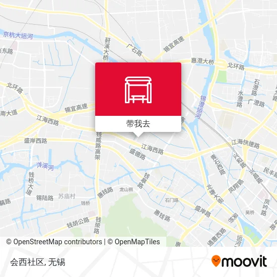 会西社区地图