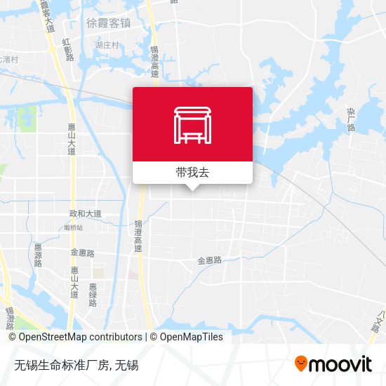 无锡生命标准厂房地图
