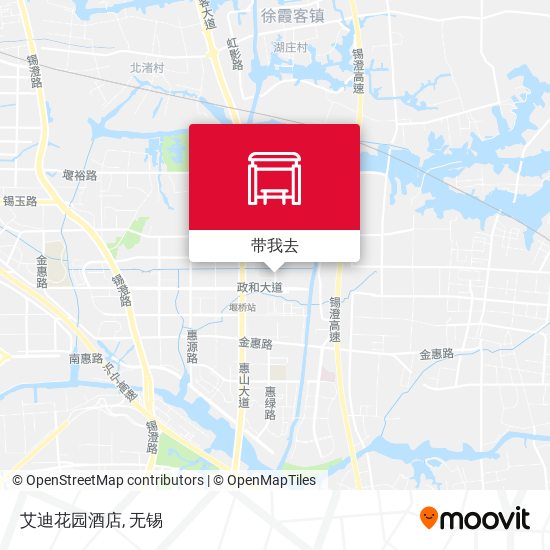 艾迪花园酒店地图