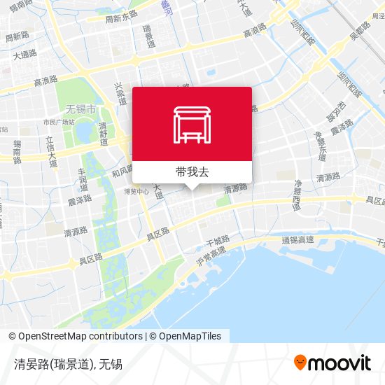 清晏路(瑞景道)地图