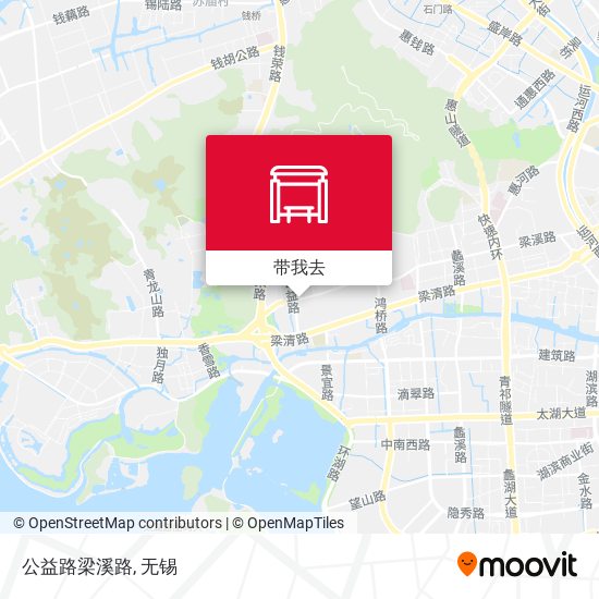 公益路梁溪路地图