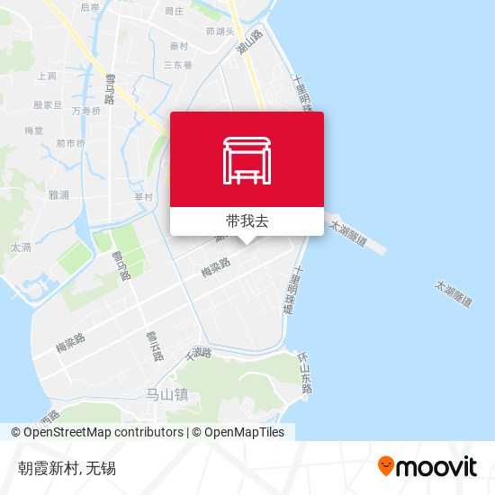 朝霞新村地图