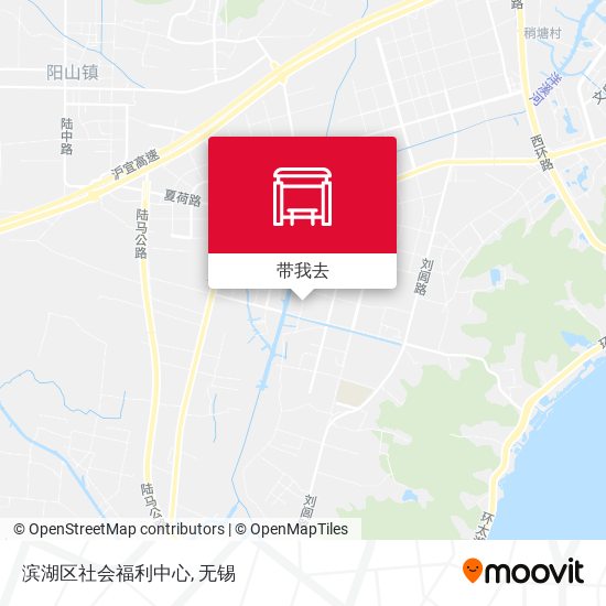 滨湖区社会福利中心地图