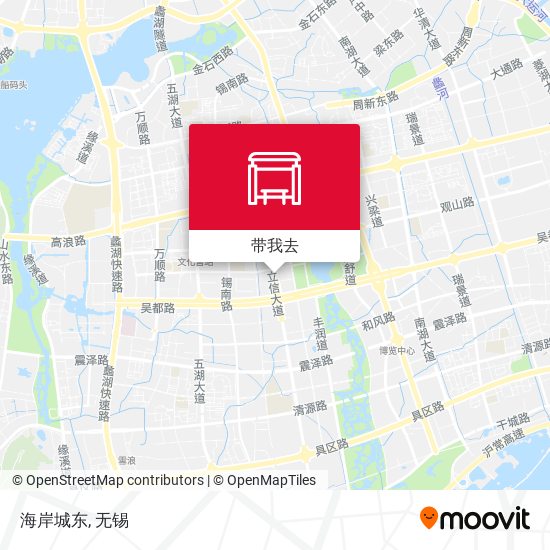 海岸城东地图
