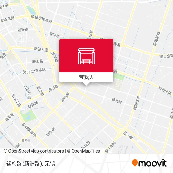 锡梅路(新洲路)地图