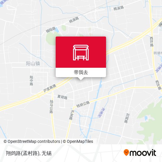 翔鸽路(孟村路)地图